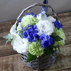 小学生のお子様に贈るお花をお願いしました。