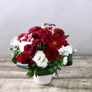 お祝いの紅白な感じでよかったです。