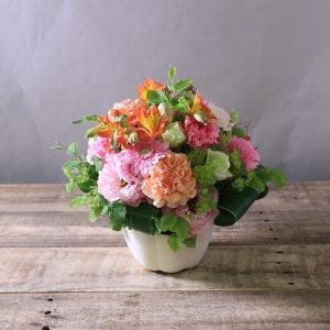 すごくあったかく華やかな感じに仕上げていただいたことに心から感謝します。