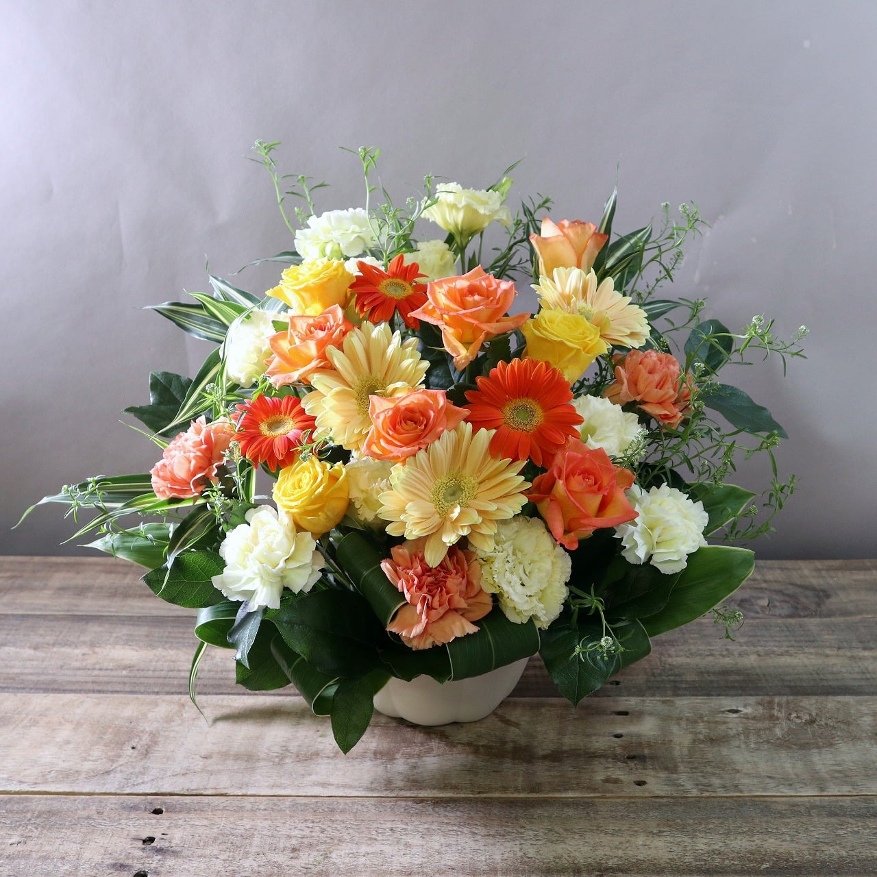 卒園式の花 子どもへ