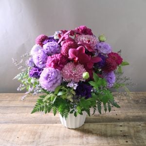 お花が本当に素晴らしい仕上がりで、感謝の気持ちでいっぱいです。