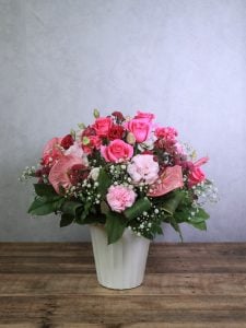 「見たこともない可愛い花、美しい薔薇美しい葉の数々がとても素晴らしい」と母は大喜びでした。