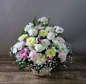 華やかなお話とメッセージ書いてあった割には、ボリュームは良かったけど、お花の色？種類？が残念でした