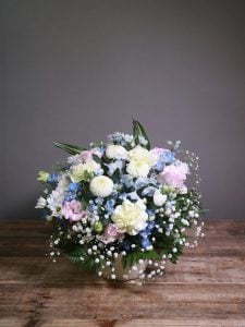 お花の色味についての相談や完成したお花の写真もありがとうございました。