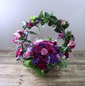 お花を贈って喜んでもらえて、こちらも幸せな気分になりました。