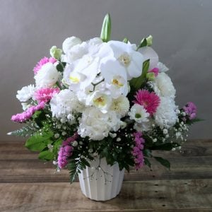 どうしても気持ちをお送りしたく、お花を贈ることにしました。