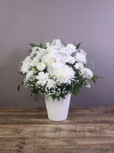 お花の画像を添付してもらえるのはありがたいですね。