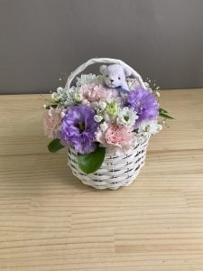 色味は落ち着いてるけどちゃんと可愛くてクマが抱きしめられてる感じというキャッチフレーズに心を打たれて買いました