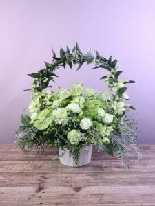 友人の開業祝いの花 お届け実例写真