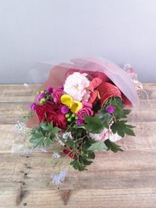 妹の益々の活躍の門出にぴったりの花束です。