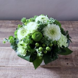 今回は緑色が好きな姉の誕生日用に、グリーン系の色でお願いしました。