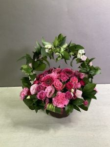 アレンジの花選びや色づかいや作り方が本当に素敵で毎回感動します。