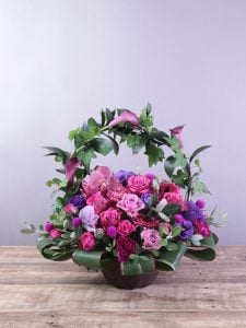 「こんなお花、こっちではなかなか見られないよ〜！きれい！」と、田舎の母がとても喜んでくれて嬉しかったです。