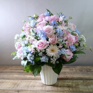 創立記念お祝いの花 お届け実例写真