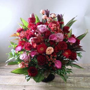 お花も素晴らしく、お客様も大変喜ばれました。