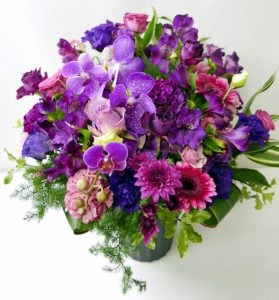 紫のお花も色々あるんだなと感心しました