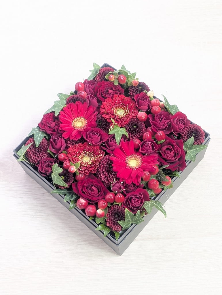 誕生日の花 ボックスフラワー