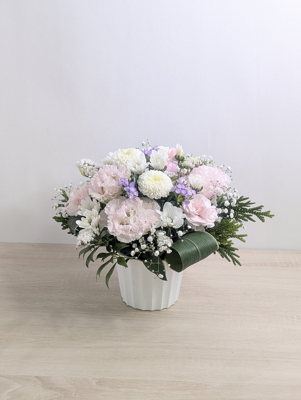 お盆のお花をおまかせで注文しました。思っていた以上に素敵で期待以上でした。