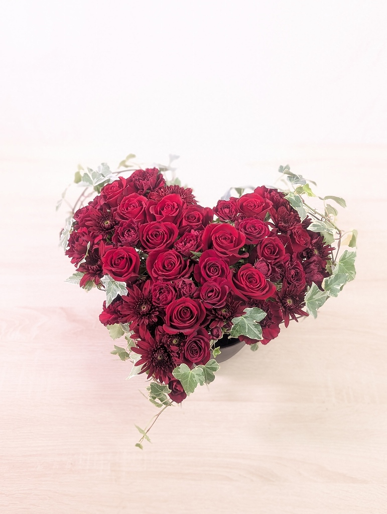 還暦の母に送った花ですが、とっても喜んでいました。