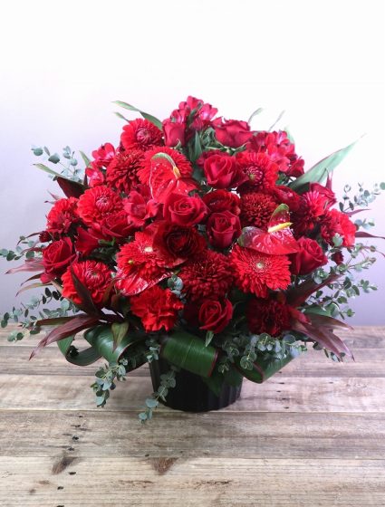 【受章祝いに】いいフラワーショップと出会えました。ありがとうございました。