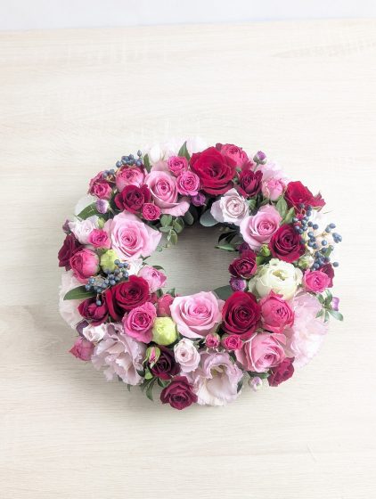 【結婚記念日の花】ホームページの写真通りのお花が届いて私も感激です。