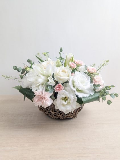 【結婚祝いのお花】お店で相談しているかのような安心感がありました◎センスもよく大満足です